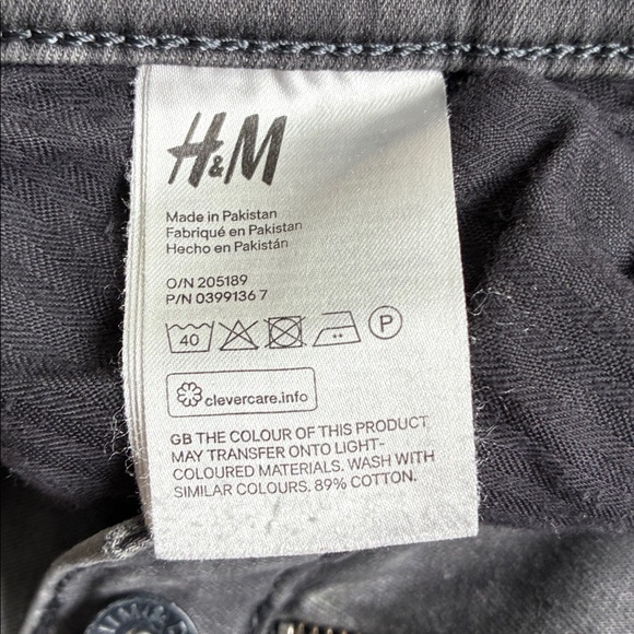 H&M Gray Skinny Shaping Jeans - Picture 3 of 6